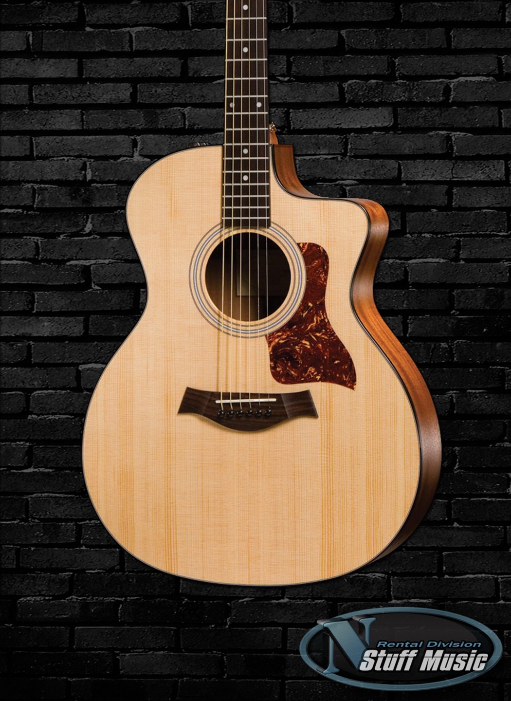Taylor 114CE Solid Top Acoustic Guitar - Rental | Nstuffmusic.com